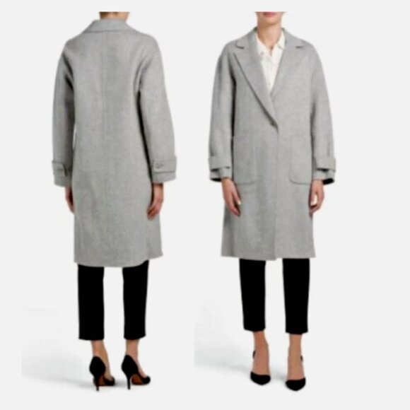 Theory Jackets & Blazers - Theory easy one button coat Double-Face Wool-Cashmere in Grey